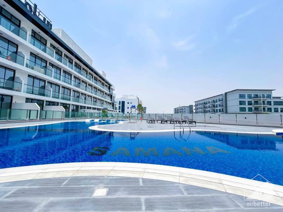 Apartament Luxurious Studio & Balcony At Samana Golf Avenue Dubaj Zewnętrze zdjęcie